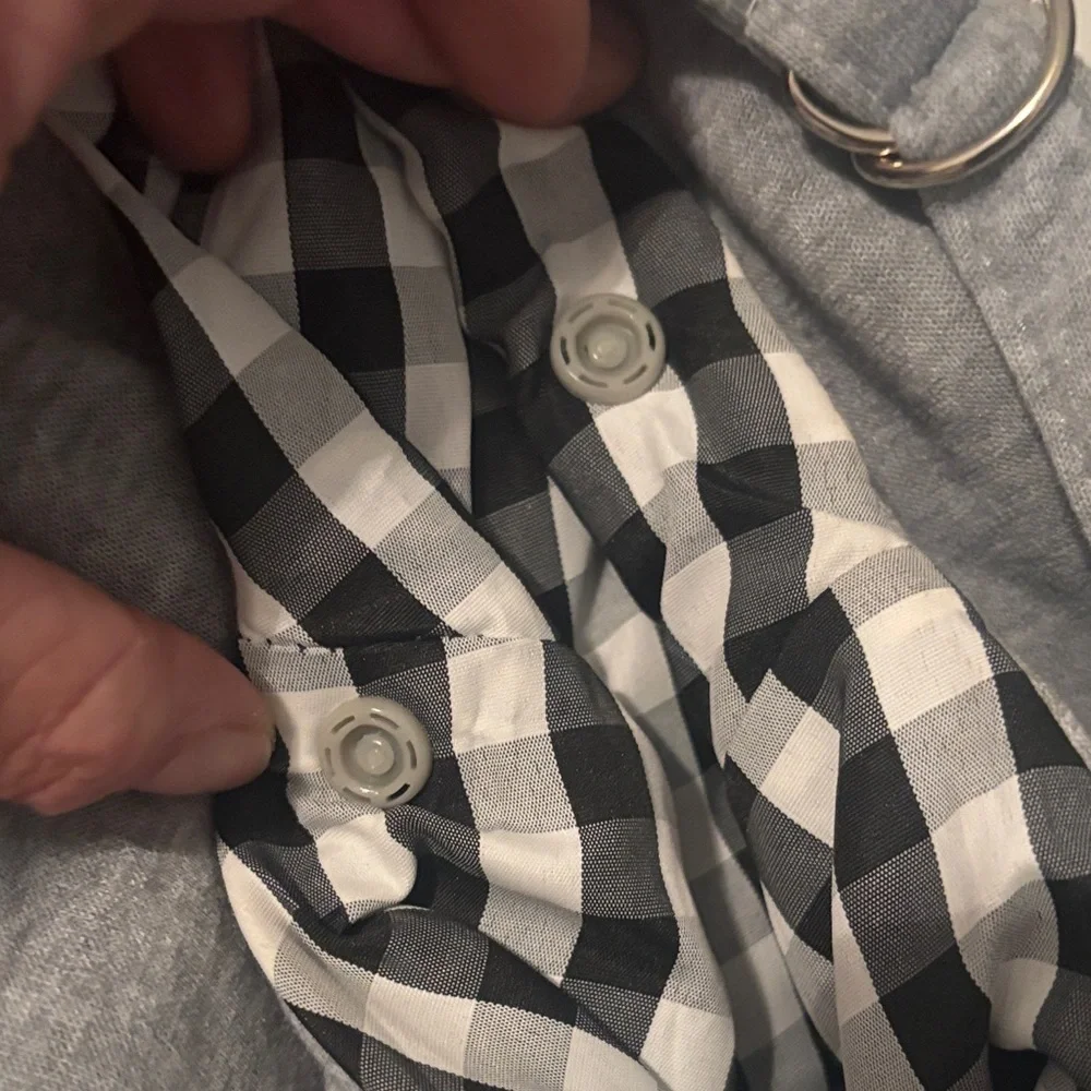Stylish Gray Pet Carrier Sling